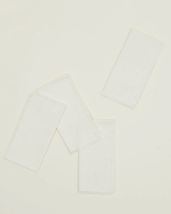 Hawkins New York Essential Dinner Napkins in Ivory - Set of 4 