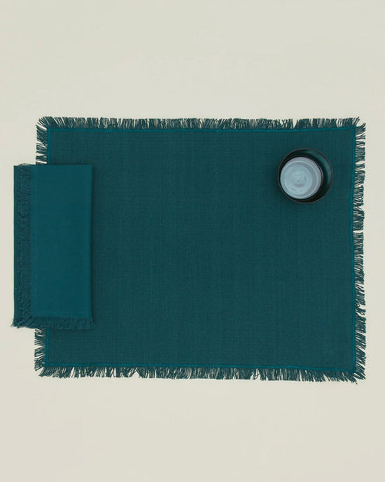 Hawkins New York Essential Dinner Napkins in Peacock - Set of 4 