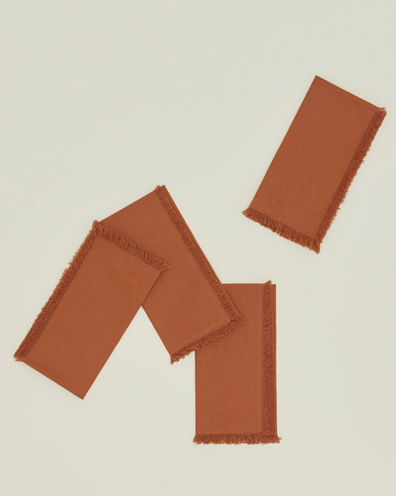Essential Dinner Napkins in Terracotta - Set of 4