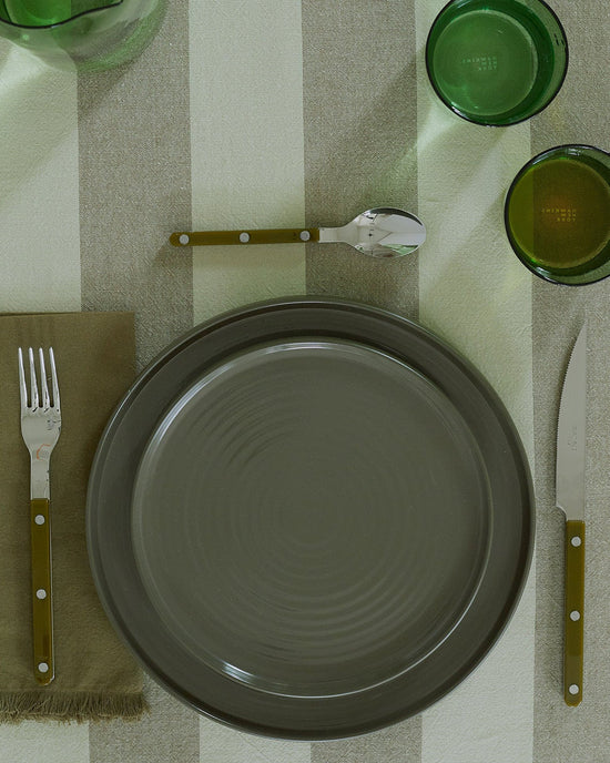 Hawkins New York Essential Dinnerware in Olive - 16 Piece Set 