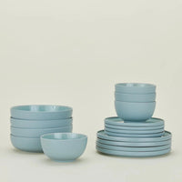 Hawkins New York Essential Dinnerware in Sky - 16 Piece Set 