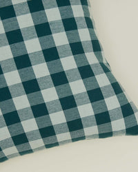 Hawkins New York Essential Gingham Pillow - 18 X 18 inches in Sky/Peacock 