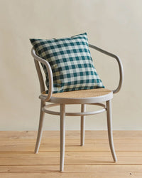 Hawkins New York Essential Gingham Pillow - 18 X 18 inches in Sky/Peacock 