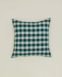 Hawkins New York Essential Gingham Pillow - 18 X 18 inches in Sky/Peacock 