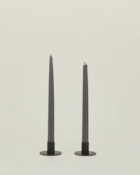Hawkins New York Essential Metal Candle Holders - Set of 2 in Black 