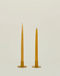 Hawkins New York Essential Metal Candle Holders - Set of 2 in Mustard 