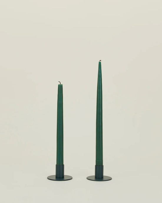 Hawkins New York Essential Metal Candle Holders - Set of 2 in Peacock 