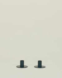 Hawkins New York Essential Metal Candle Holders - Set of 2 in Peacock 
