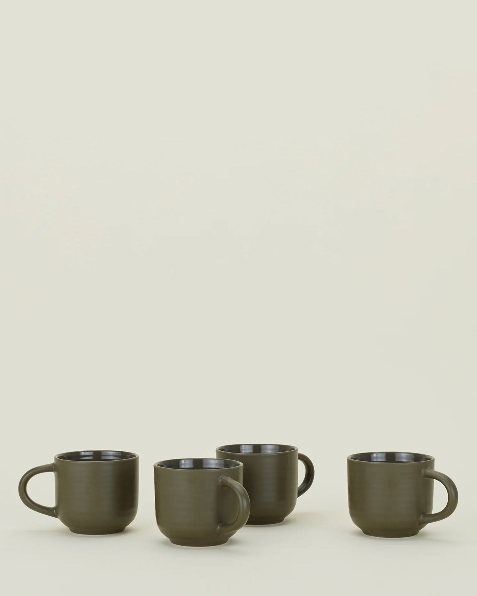 Essential Mugs in Olive - Set of 4
