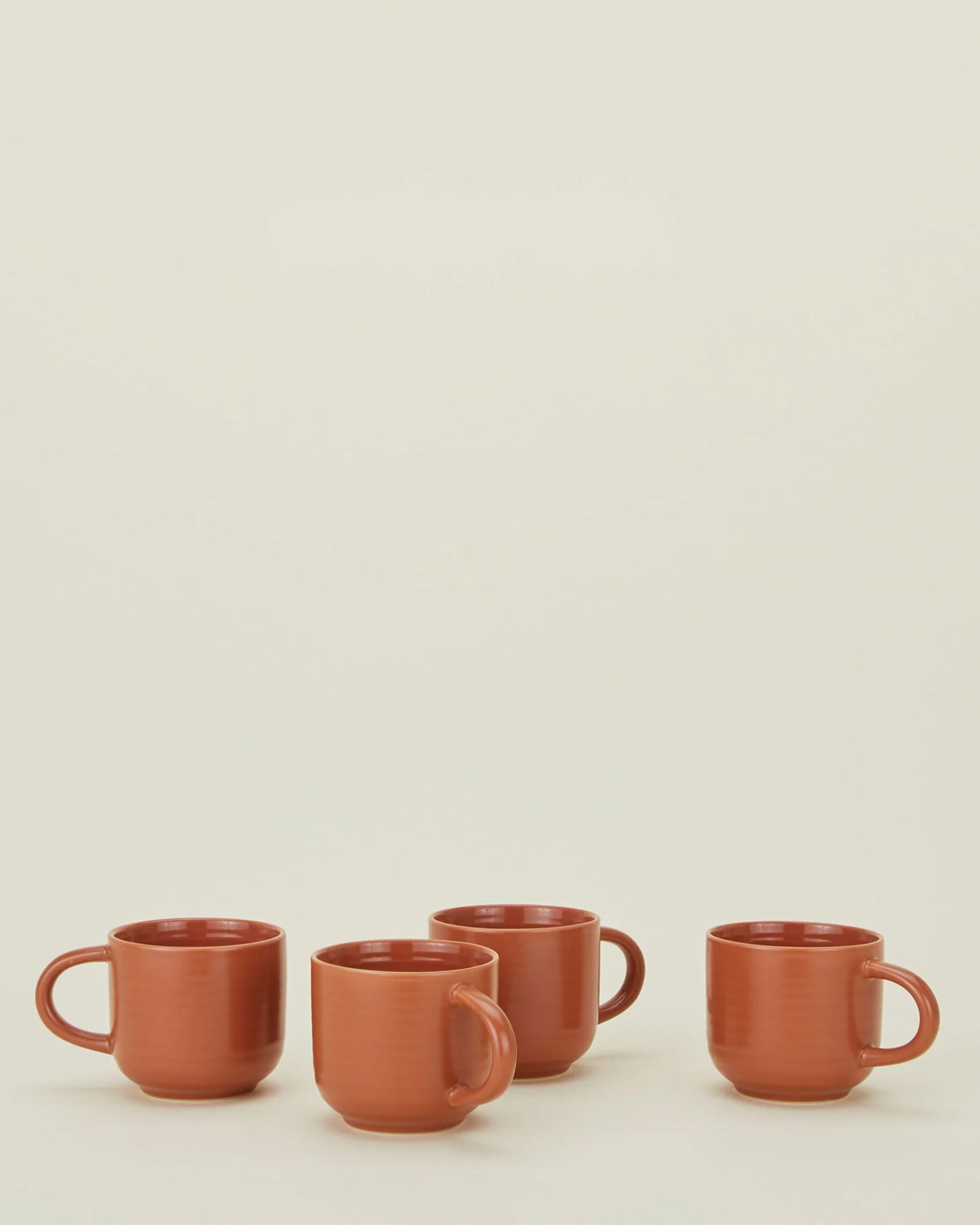Essential Mugs in Terracotta - Set of 4