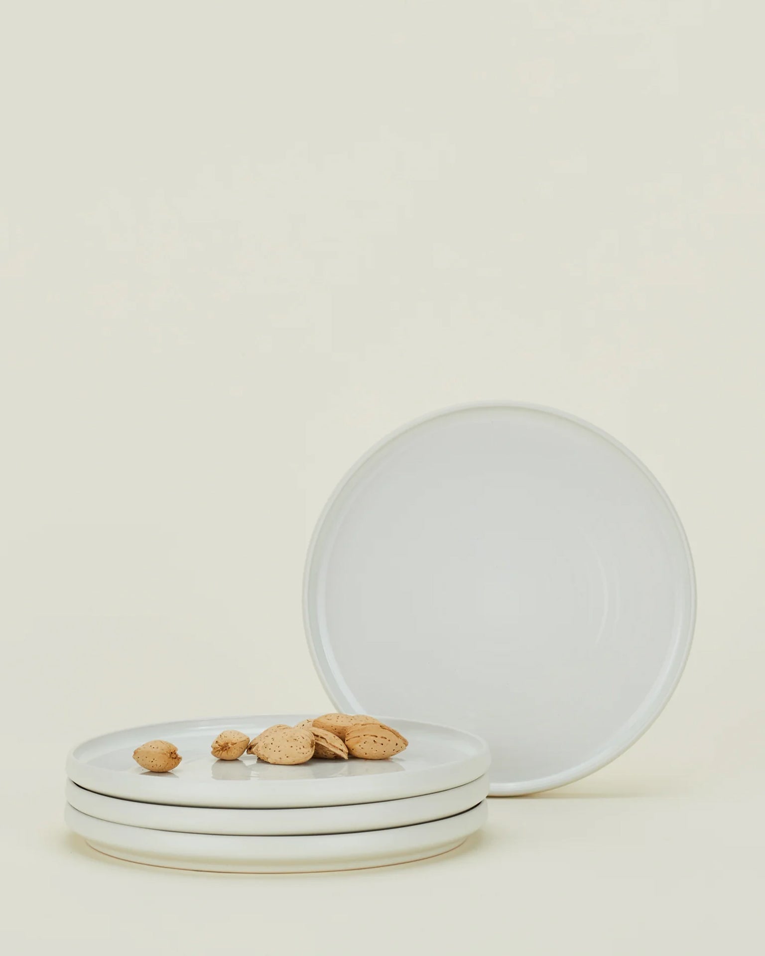 Essential Salad Plates in Bone - Set of 4
