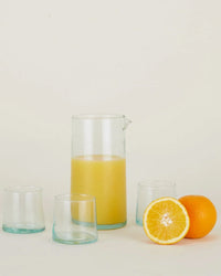 Hawkins New York Home Recycled Glass Pitcher in Natural