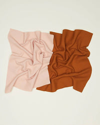 Hawkins New York Set of 2 Essential Waffle Dish Towels - Blush + Terracotta 