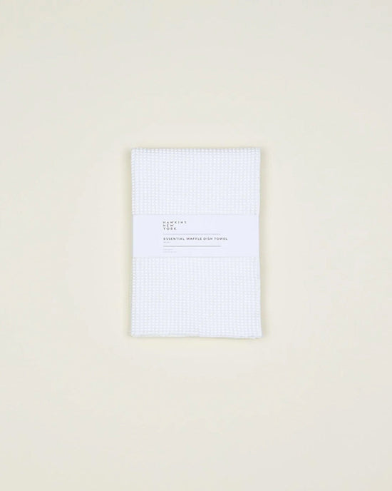Hawkins New York Set of 2 Essential Waffle Dish Towels - Ivory + White 