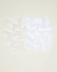 Hawkins New York Set of 2 Essential Waffle Dish Towels - Ivory + White 