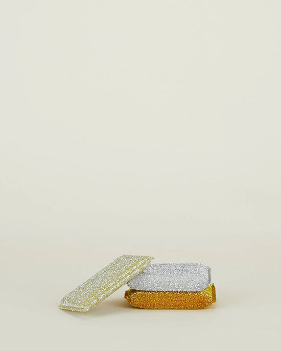 Hawkins New York Set of 3 Lurex Sponges in Metallics 