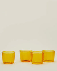 Hawkins New York Set of 4 Essential Glassware in Amber 