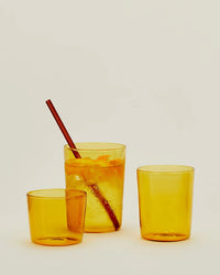 Hawkins New York Set of 4 Essential Glassware in Amber 