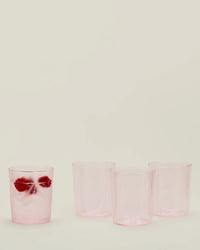 Hawkins New York Set of 4 Essential Glassware in Blush 