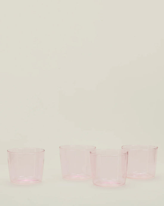 Hawkins New York Set of 4 Essential Glassware in Blush 