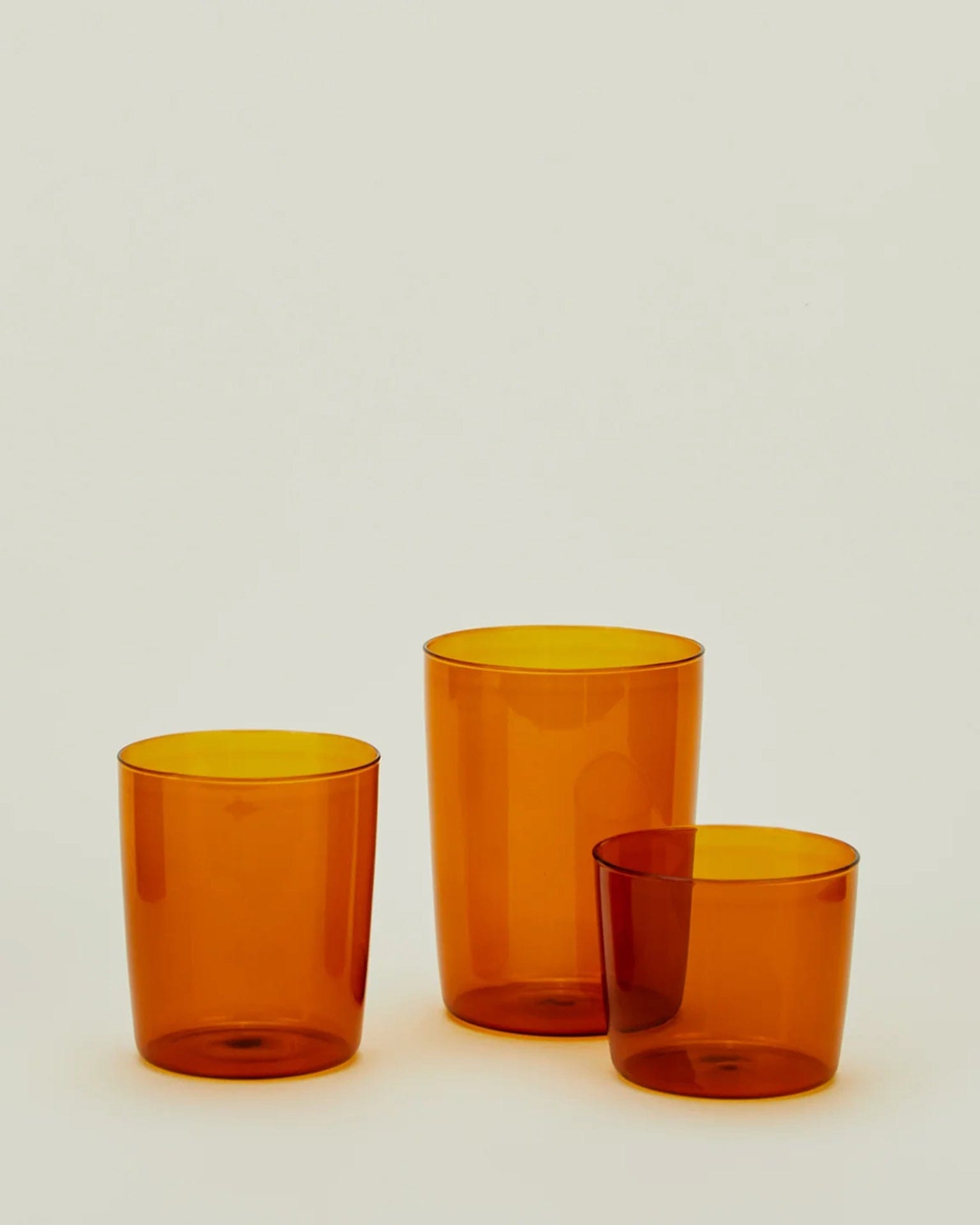 Set of 4 Essential Glassware in Terracotta