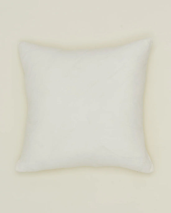 A Hawkins New York Simple Linen Pillow, 22x22 inches in ivory, with smooth European linen fabric, centered on a plain light beige background.