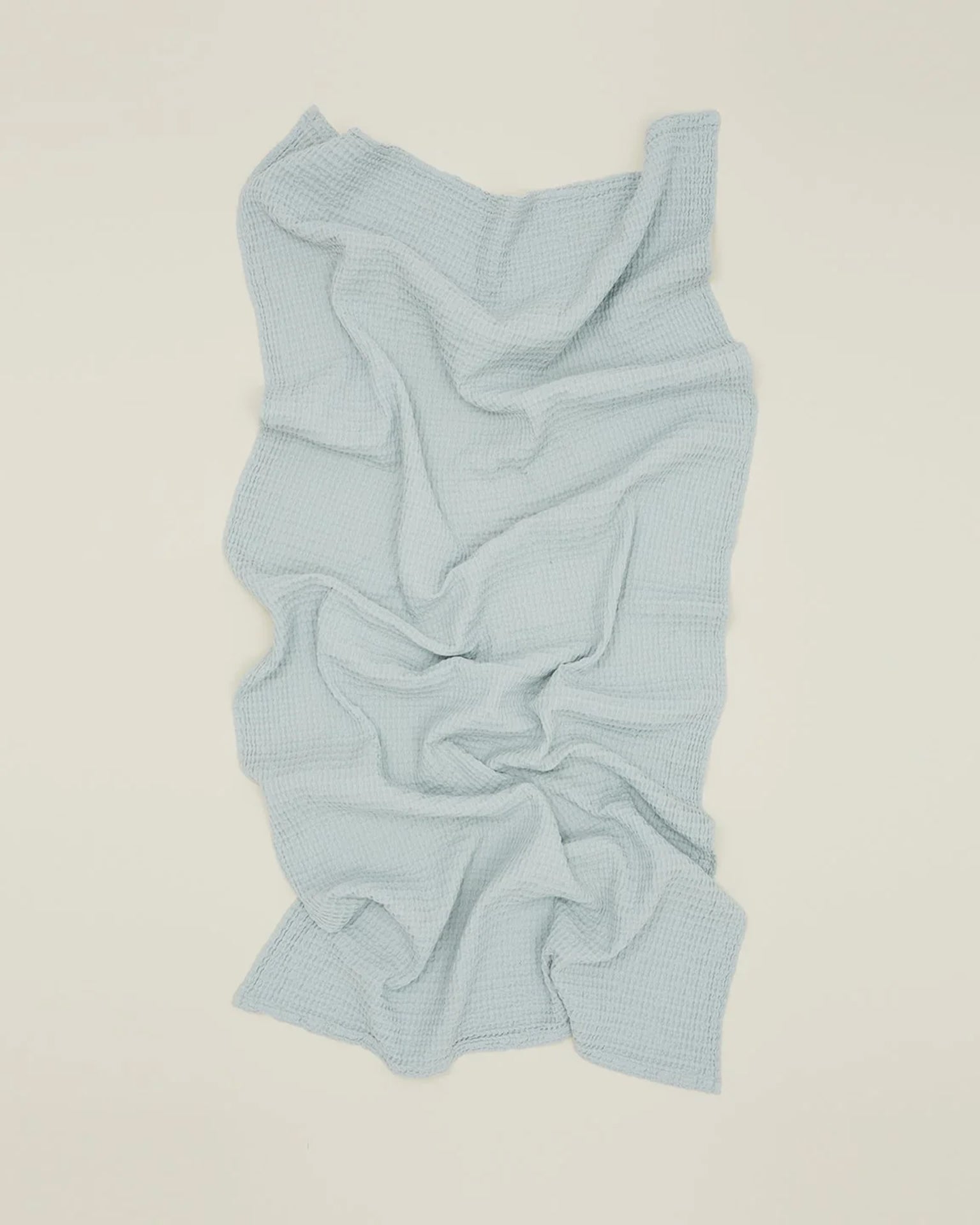 Simple Waffle Hand Towel in Sky