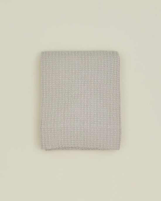 Hawkins New York Simple Waffle Shower Curtain in Light Grey 