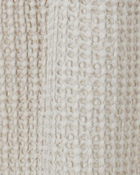 Hawkins New York Simple Waffle Shower Curtain in Light Grey 