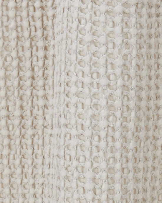 Hawkins New York Simple Waffle Shower Curtain in Light Grey 