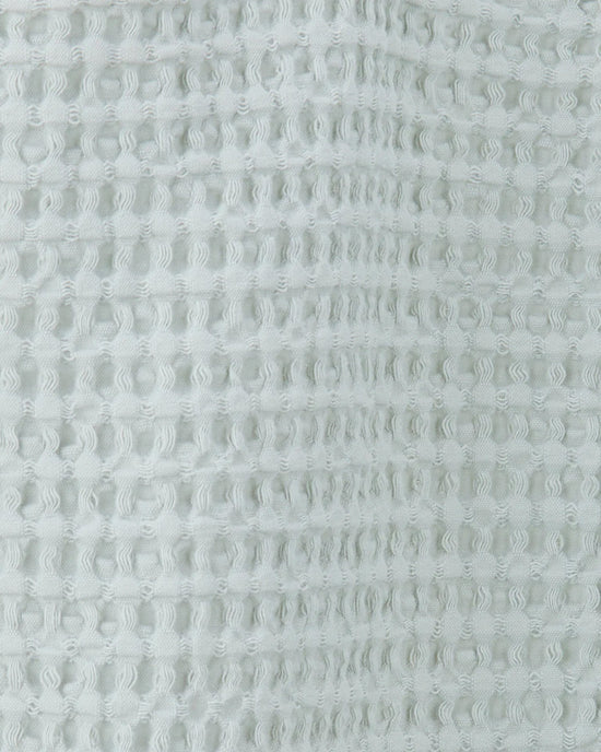 Hawkins New York Simple Waffle Shower Curtain in Sky 