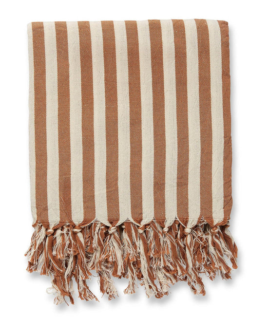 House No.23 Home Terracotta Kupa Towel in Terracotta