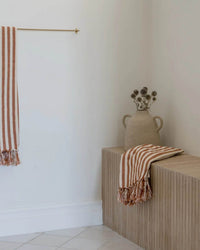 House No.23 Home Terracotta Kupa Towel in Terracotta