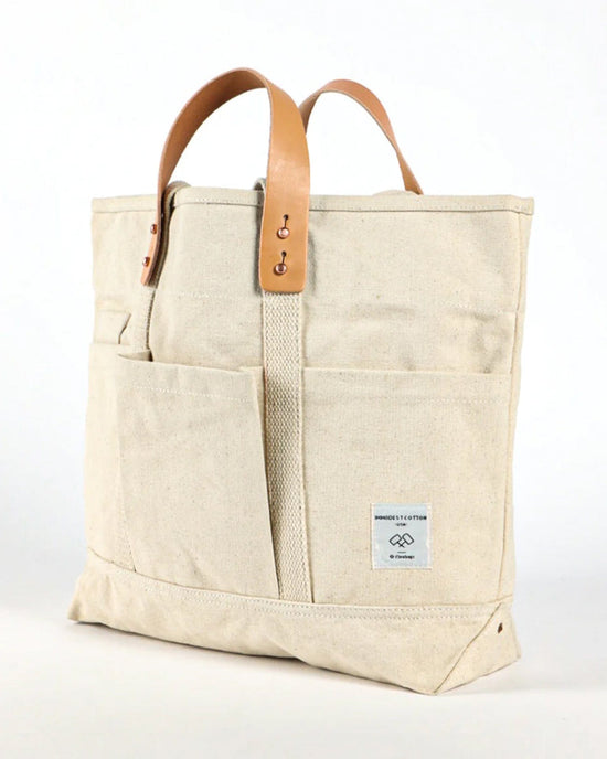 IMMODEST COTTON Construction Tote in Natural 
