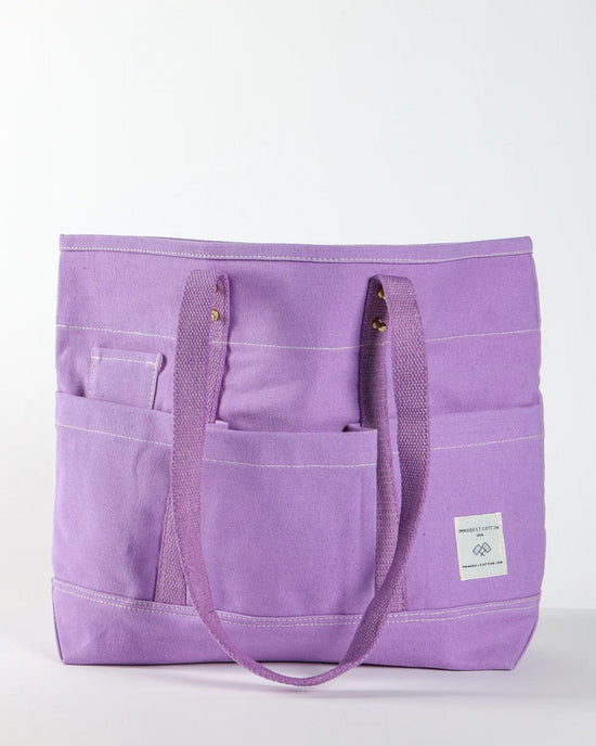 IMMODEST COTTON Construction Tote in Lilac 