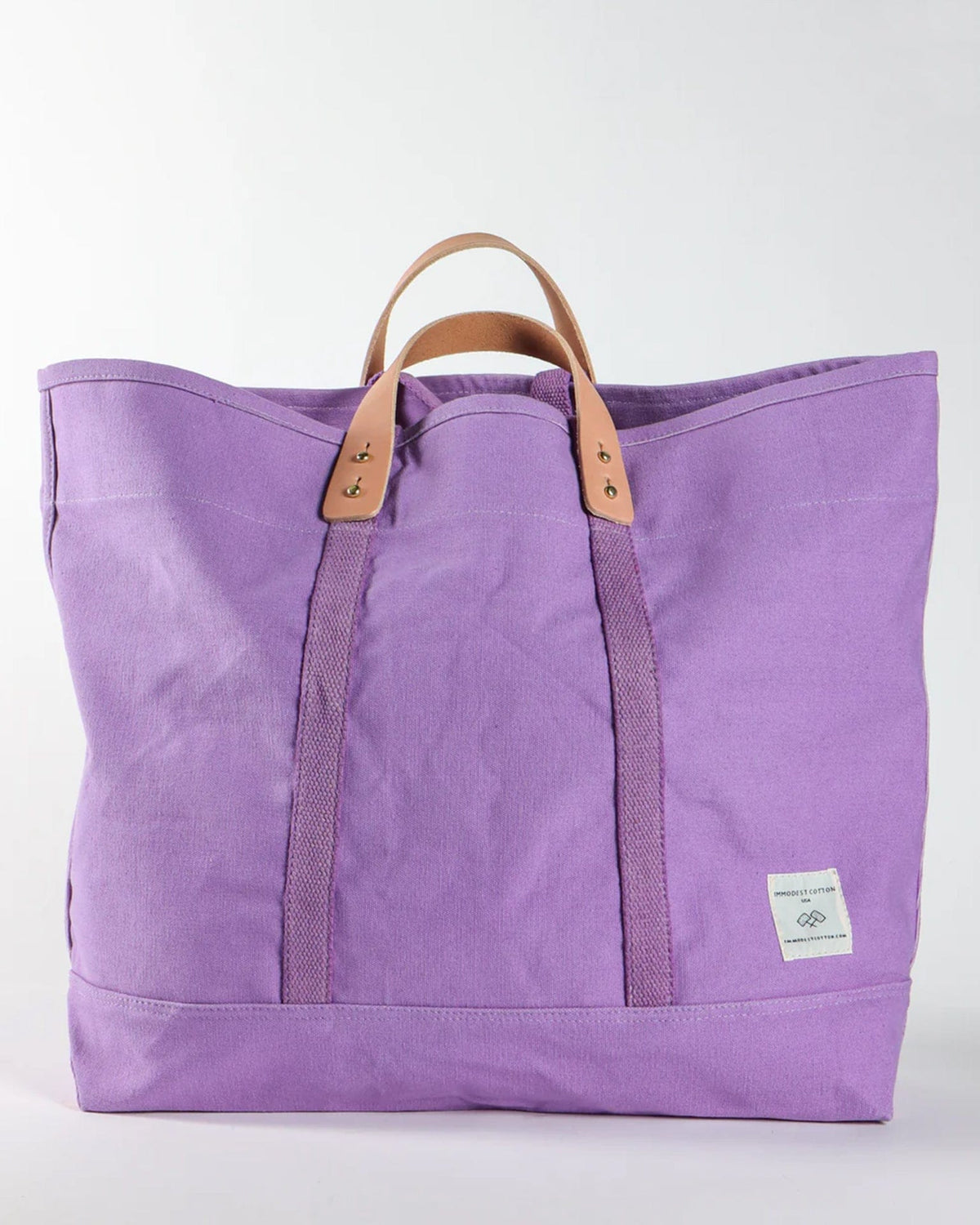 Large East West Tote in Lilac