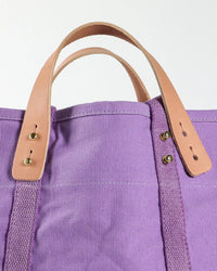 IMMODEST COTTON Large East West Tote in Lilac 