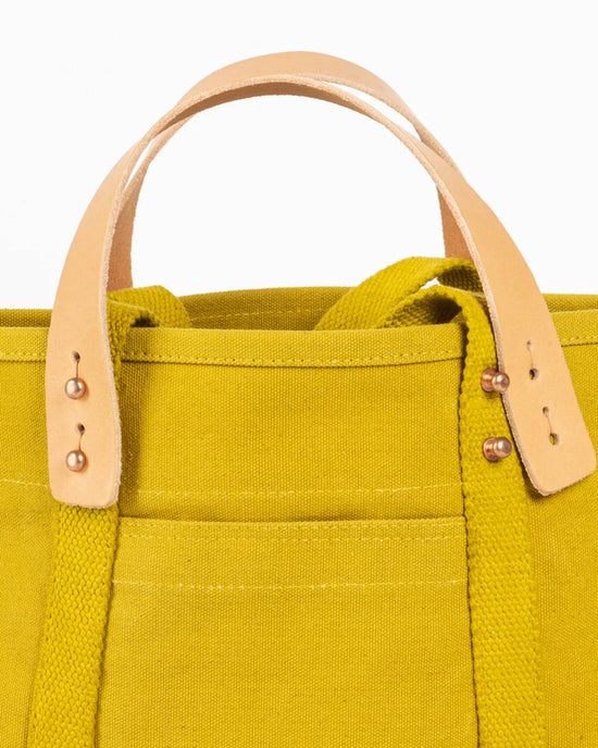 IMMODEST COTTON Lunch Tote in Chartreuse 