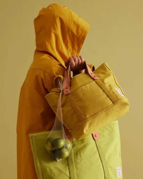 IMMODEST COTTON Lunch Tote in Chartreuse 