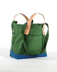 IMMODEST COTTON Lunch Tote in Pine/Ocean 