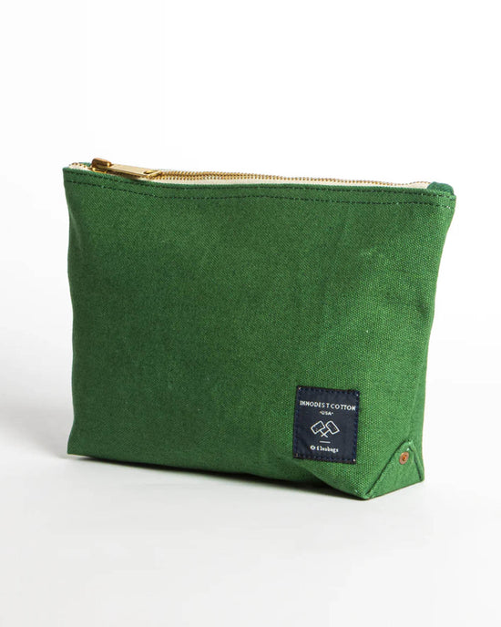 IMMODEST COTTON Sardine Pouch in Pine 