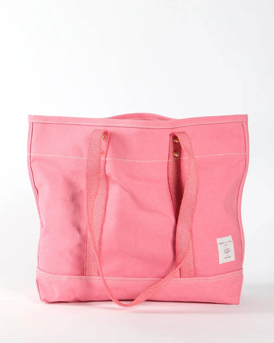 IMMODEST COTTON Small East West Tote in Flamingo 