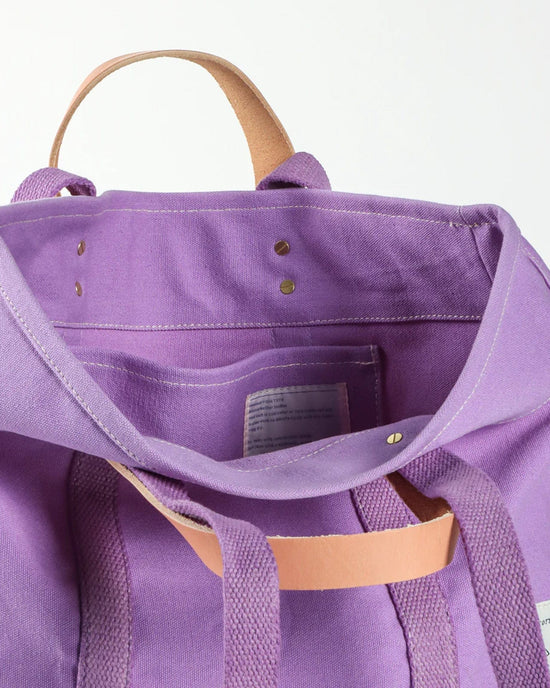 IMMODEST COTTON Small East West Tote in Lilac 