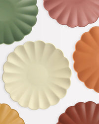 Earthy Small Reusable Bamboo Plates by Meri Meri