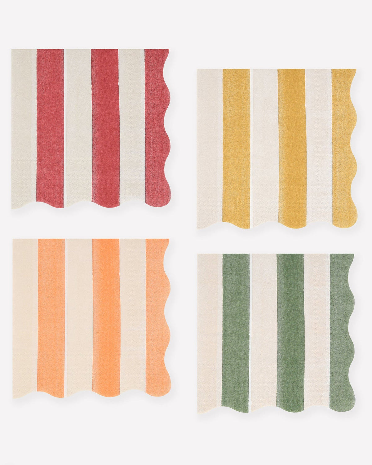 Fall Stripe Small Napkins