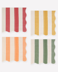 Fall Stripe Small Napkins by Meri Meri