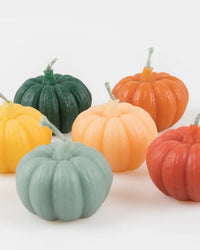 Mini Rainbow Pumpkin Candles by Meri Meri