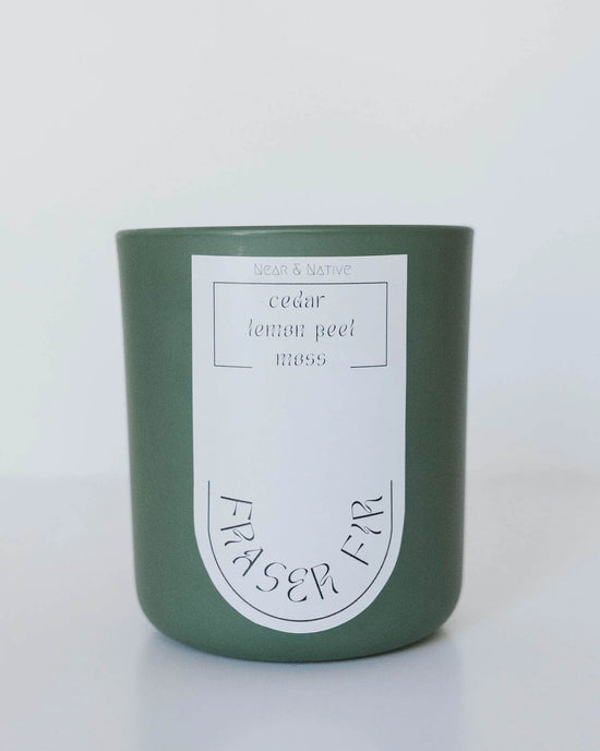 Near & Native 13 oz Wooden Wick Candle in Fraser Fir 