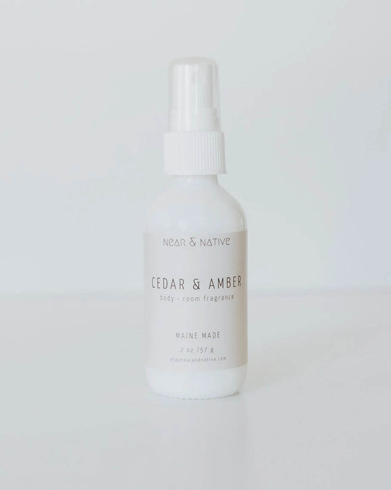 Near & Native Room & Body Mist in Cedar & Amber 
