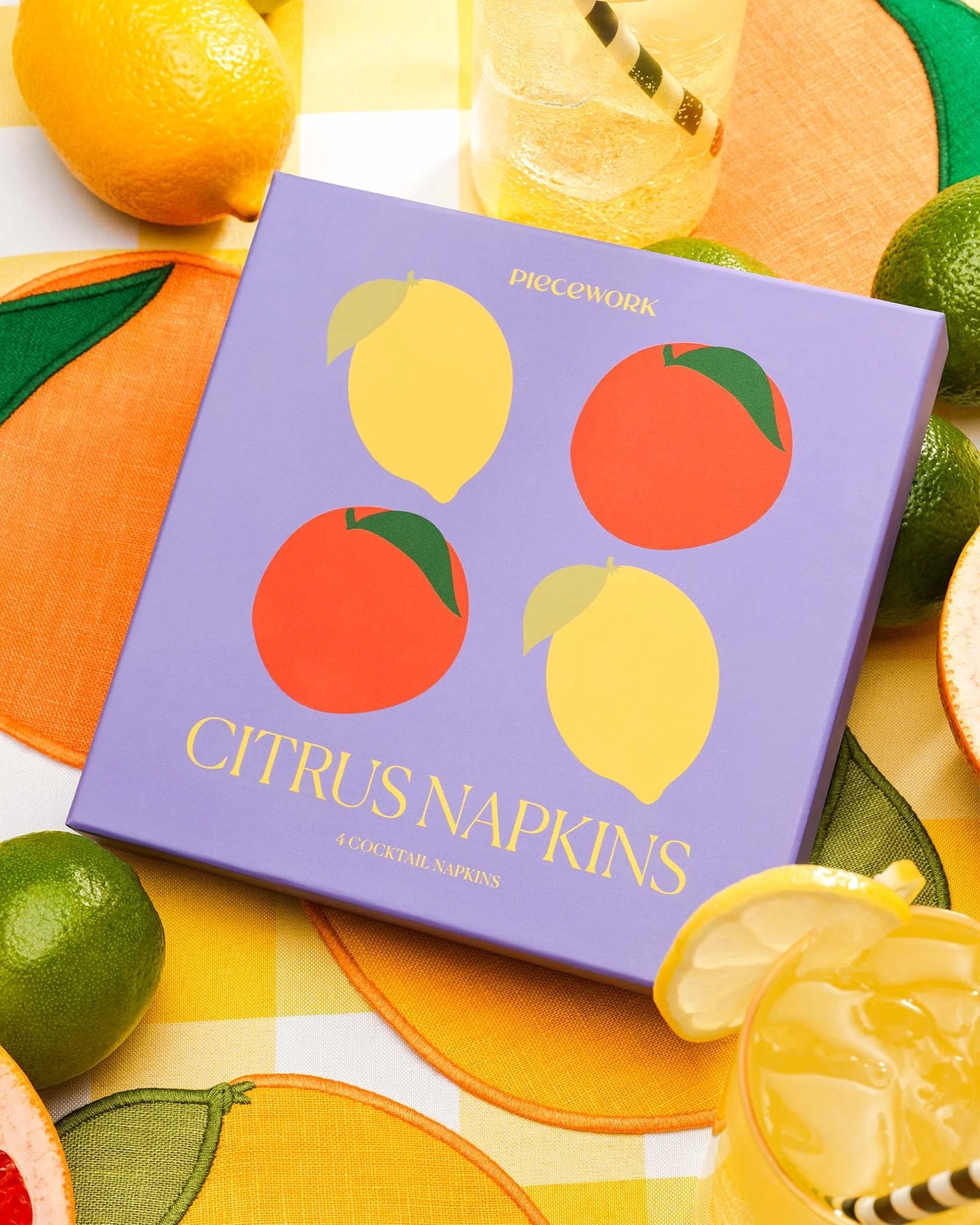 Citrus Cocktail Napkins